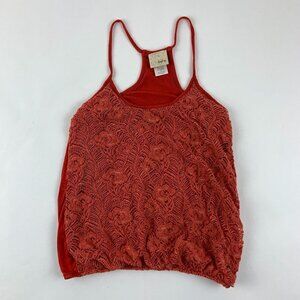 Daytrip Womens Tank Top Red XS